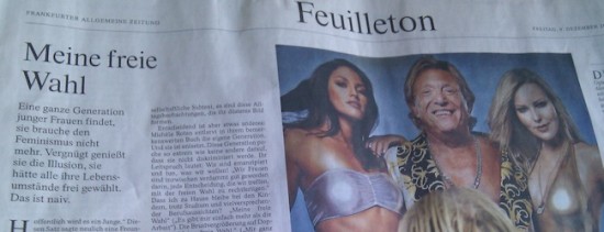 Ausschnitt aus der FAZ, 09.12.2011, S. 33